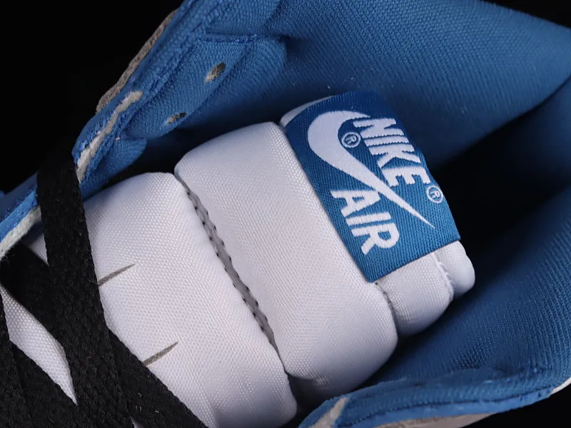 All categories Air Jordan Jordan series basketball shoes Air Jordan 1 High X version Air Jordan 1 High OG "True Blue" AJ1 Joe 1 white and blue color high-top basketball shoes DZ5485-410